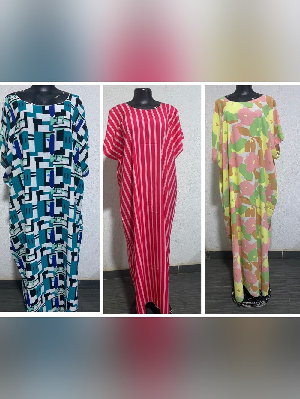 Striped Maxi Dress - Easy Pull-On Style